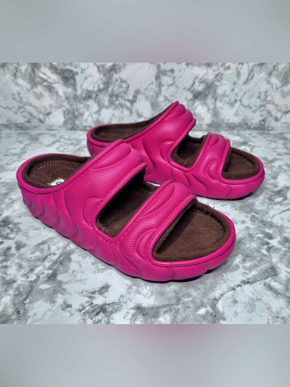 Crocs Classic Cozzzy Overpuff Slide Sandals Shoes 210074-6ZQ Womens Size 6